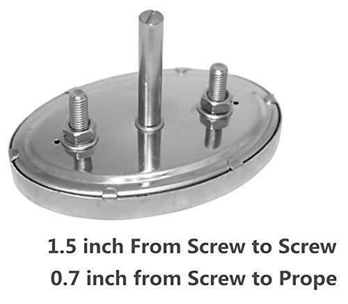 image for DOZYANT Stainless Steel Lid Thermometer Gas Grill Temperature Gauge He