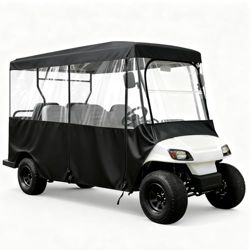 SUVQWJT 6 Passenger Golf Cart Enclosure for 119 Inch Roof,