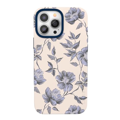 Casely iPhone 13 Pro Max Case | Ink & Iris | Vintage Floral | Compatible with MagSafe | Bold Protective Design