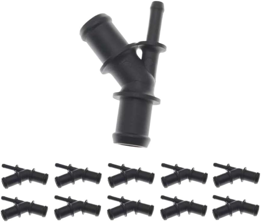 Cooling Hose Connector Engine Coolant Tee 1J0121087D Compatible with Beetle (Car) MK4 1998 1999 2000 2001 2002 2003 2004 2005(5PCS)