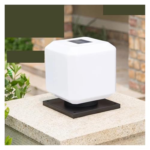 Lampe solaire pilier E27 pour clôture de jardin avec éclairage extérieur étanche étanche