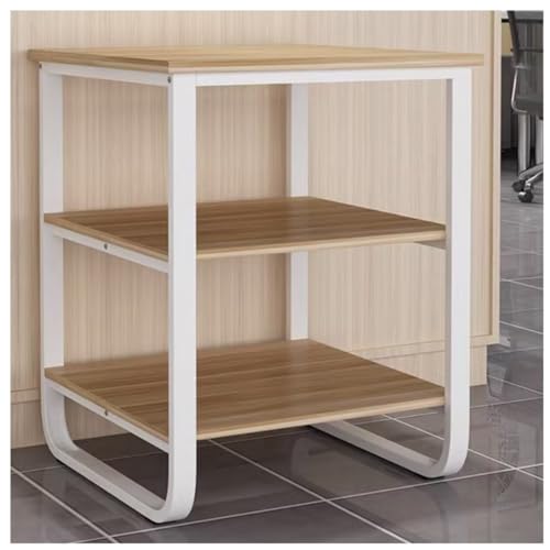 FYZLOIPU Druckergestell Druckerständer Druckertisch Druckerregal 3-lagiges Bürogestell Scanner-Finishing-Gestell Büro-Lagergestell Druckertisch Druckerregale Druckerregal