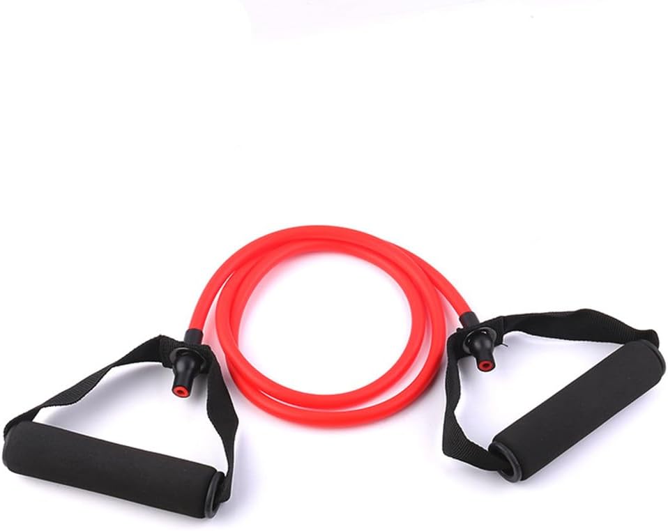 2Pcs Resistance Bands for Fitness, Yoga, and Home Workouts - Portable Chest Expander and Sit-up Rope with Handles, Elastic TPE Material, Assorted Colors, 47.24 X 3.14 X 0.39 Inches