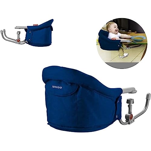 Cadeira de Alimentacao de Encaixe em Mesa Easy Firm - 4050, Weego, Azul, Tamanho Único