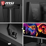 msi MAG 272UP QD-OLED E16 Écran 27" 4K UHD avec Technologie Tandem QD-OLED (3840 × 2160), 165 Hz, 0,03 ms, Certification DisplayHDR True Black 400, G-Sync, HDMI 2.1, DisplayPort 1.4a - 6
