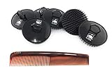 GBS Invigorating Shampoo Scalp Brush Black Pack of 6 and GBS Tortoise Dressing Comb