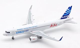 Aviation for Air Asia for Airbus A320 F-WWIQ Sharklets - Hunting Down Fuel Burn 1st Sharklet Operator 1:200 Aircraft Pre-Built Model