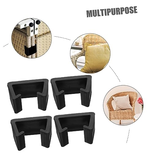 ABOOFAN 8 Peças Ao Ar Livre Sofá Cadeira Sofá Rattan Móveis Ao Ar Livre Clipes De Móveis Ao Ar Livre