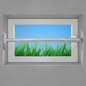 Voss Teleskop-Riegel 1Fach Fenstersicherung