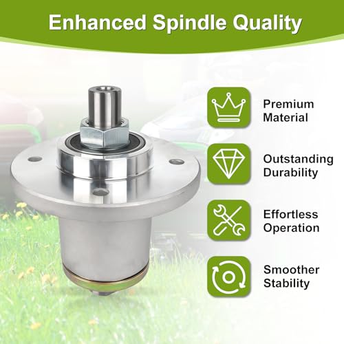 AOIT 437-0005-00 Deck Spindle for 54, 61, 72 Inch Mower Deck, Compatible with S-Partan RT RZ SRT Pro HD XD XDe, 3 Pack by AOIT - Image 5