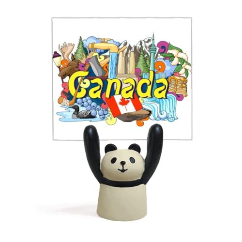 Mémo Panda en érable du Canada et décor Tour CN pour bureau