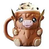 Buhdjfnke Fundas para Helado con Cuchara y Asa, Recipiente para Helado con Forma de Animalito, una Prueba de Fugas, para Latas de Cerveza.