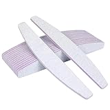Nagelfeile 15 Stück Professional Nail File 100/180 Grit für Gelnägel und Naturnägel Wiederverwendbare Doppelseitige Nagelfeilen für Nagelstudios, DIY Nail Art Zuhause
