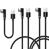 ★【Materiales de Calidad】Este cable usb tipo c cuenta con durable nylon trenzado y diseño especial de protección de los extremos protegen este cable de daños y alarga la vida útil, no se pelan y se ruptura.
