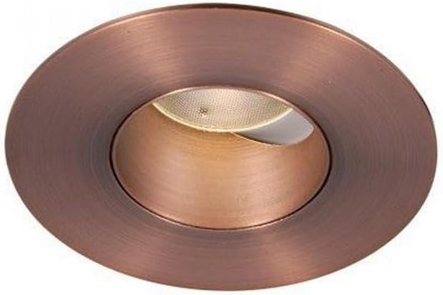 WAC Lighting HR2LEDT309PS835BN Tesla PRO 2" LED Round 0-30 Degree Adjustable Trim with Light Engine 3500K Spot Beam, Brushed Nickel