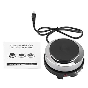 Maxmartt Electric Mini Stove Portable 500W Electric Mini Stove Hot Plate Multifunction Home Heater(US Plug 110V)