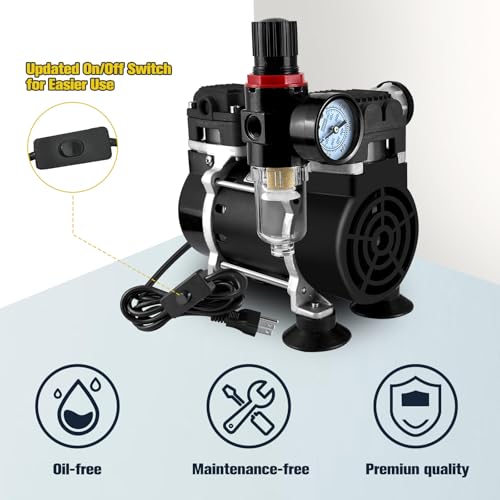 Verrich OL50L 50L/Min Lab Vacuum Pump Oilless Mute Pump-90Kpa Air Pump Oil Free Diaphragm thumb #1