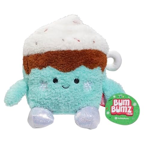BumBumz 7.5 Inch Hot Chocolate Hallie Plush - Officially Licensed - Collectible Soft Stuffed Animal Toys - Gift for Kids, Boys, & Girls - 7.5" Cover
