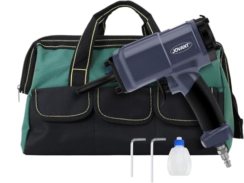 Jovant Air Heavy Duty Professional Air Punch Nailer/Nail Remover/Nail Puller. Pneumatic Nailer Removes 10-20 Gauge Nails, Black