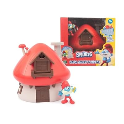 PITUFOS The Smurfs Magic Key Playset Papa House, Casita con Figuras, Casita con figurita de Papa 5 cm, Interior Accesorios Icónicos y Sorpresa del Personaje, +3 años, Famosa (PUF40000) | Ya disponible en tu tienda friki favorita! En mundofriki.es!