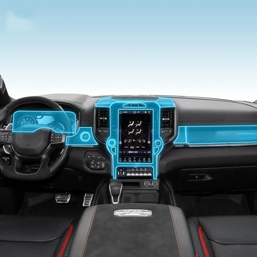 Film anti-rayures RAM TRX 2022-2025 : protection habitacle TPU et revêtement intérieur auto
