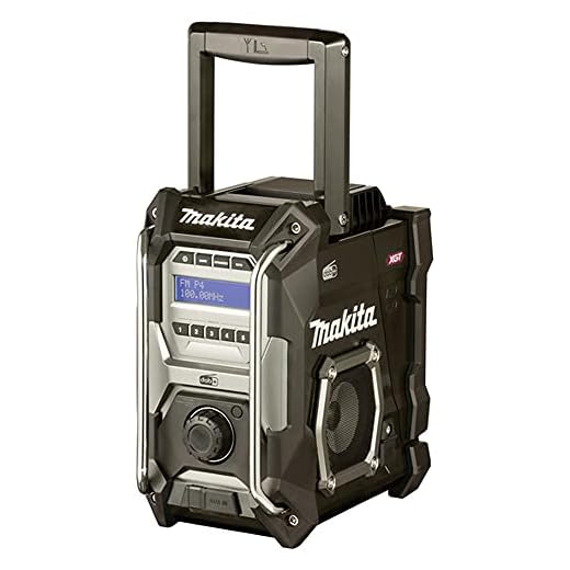 Makita MR003GZ01 Baustellen-Radio, 12 V, max. 40 V Li-Ionen-Akku, CXT/LXT/XGT DAB/DAB+, Akku und Ladegerät nicht im Lieferumfang enthalten
