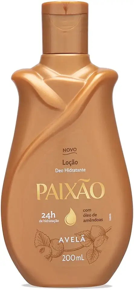 Paixão Loção Hidratante Avelã Com Ação Desodorante 200Ml