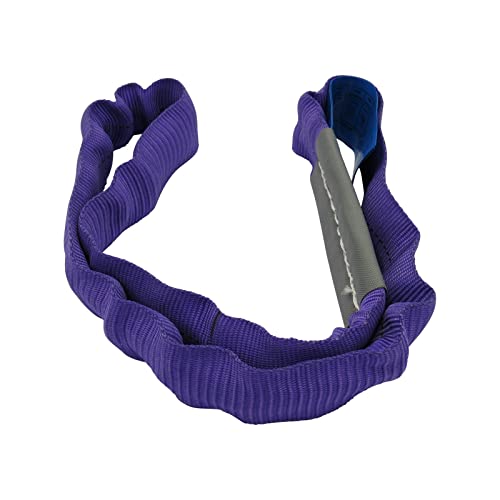 Lifting Round Slings (Endless Polyester Webbing Straps 1 Ton to 20 Ton, 0.5 Metre up to 6 Metre EWL) (1 Metre Effective Working Length, 1 Ton)