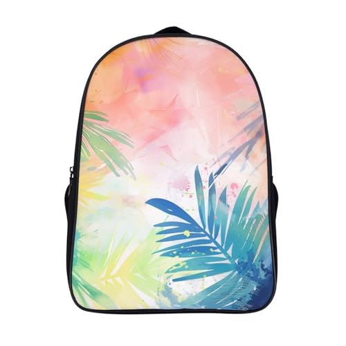 Sac à dos d'école palmier pour enfant primaire léger imperméable 40cm Style-3