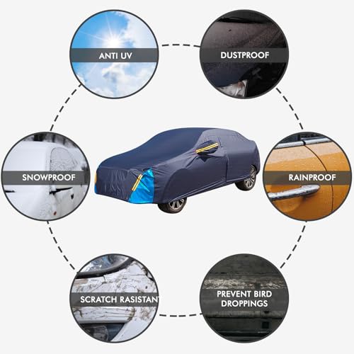 Car Cover Waterproof All Weather for Honda Odyssey by DINGHAO - Used condition - Image 5