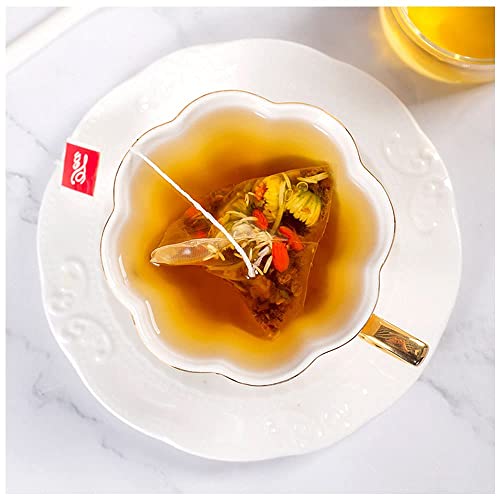 Chrysanthemum Cassia Seeds Tea Bags(160G, 8Gx20Bags), Honeysuckle, Chinese Wolf-Berry, Sweet-Scented Osmanthus, Burdock Root Combination Of Floral Tea, 菊花决明子茶包 #TOP7