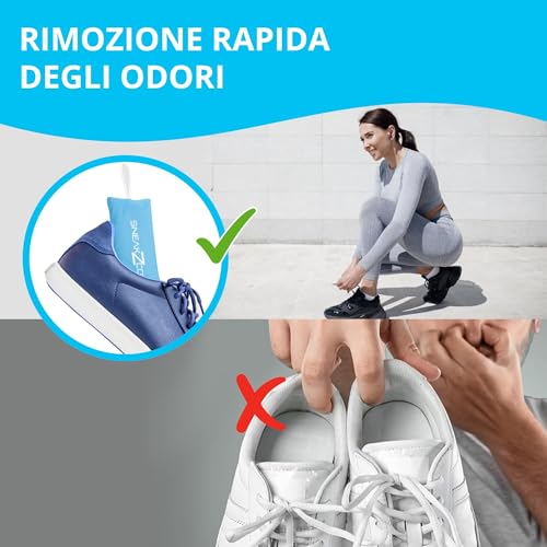 Freshner Schuhdeo gegen Fußgeruch und Schweißfüße | Geruchsentferner und hinterlässt einen frischen Duft | Für Arbeitsschuhe, Sport-Schuhe und Sneaker