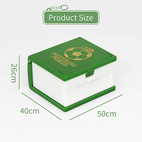 Uszeoka Soccer Field Keychain For Kids Backpack,Green,Boys Girls Pop Up Mini Soccer Field Toys,Miniatures Decompression Toy For Adults,Soccer Field Scene For Women,Men,Children Birthday Gift #TOP5