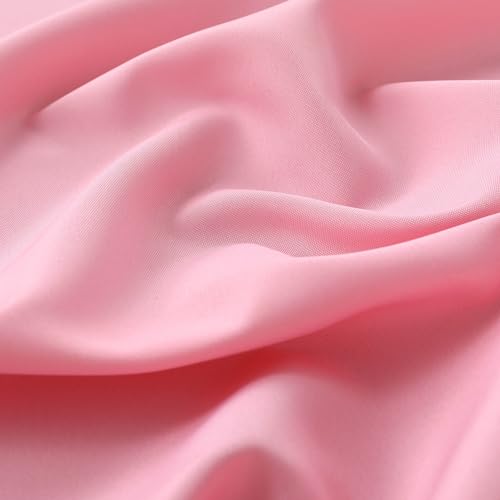 FOLINS&HOME 2 Pack Pink Round Tablecloth - 60 Inch Waterproof 210 GSM Wrinkle Free Polyester Circle Table Cloth, Spillproof Washable Wipeable Table Cover for Party, Wedding, Dining (2 Pcs) by FOLINS&HOME - Used condition - Image 8