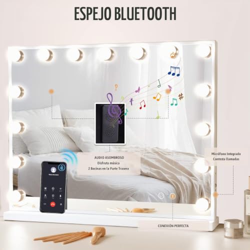 Reviews y listado de Espejo con bluetooth más recomendados. 27 Imagen adicional