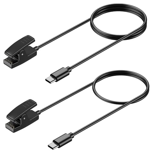 2 Pack for Garmin Watch Charging Cable for Garmin Lily/Lily2/Forerunner 235/35/64/230/630/645/645(50cm+100cm)
