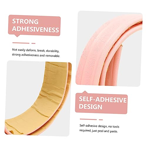 OSALADI 3 Rolos De Rodapé Adesivo De Parede Decorações De Teto Papel De Parede 3D Arte De Parede Par