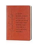 JOHSBYD Assistant Principal Gifts Leather Notebook Journal Boss & Leader Appreciation Gift Thank You Gift for Mentor, Supervisor, PM, Retirement Gifts Leadership Journal Notebook (Leadership hardcover)