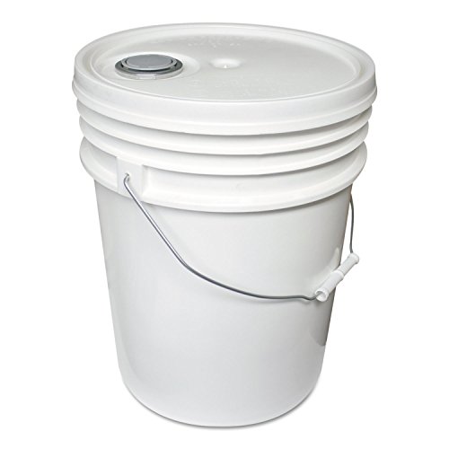 Impact 5515 Polyethylene Pail with Lid, 5 Gallon Capacity, 14-1/2