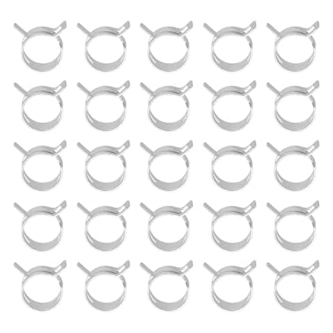 PATIKIL 25 Pack Spring Hose Clamps Cover