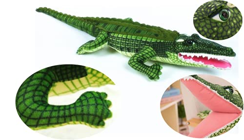 Xichen® 39" Lifesize Green Adorable Crocodile Soft Plush Toys, Large Stuffed Animals #TOP1