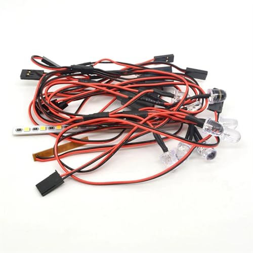 Luces coche RC compatible ZD Racing MX-07 sistema iluminacion trasera 2