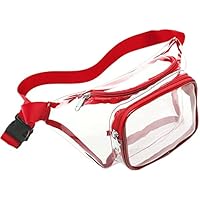 Cinturón ajustable impermeable lindo bolso de cintura transparente bolsa transparente bolsa de cuero para mujer mochila para laptop para trabajo (RD1, talla única)