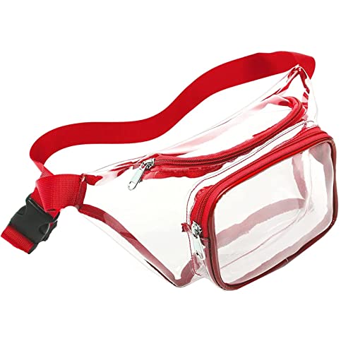Cinturón ajustable, impermeable, lindo bolso de cintura transparente, bolso de embalaje transparente mochilas geniales para adolescentes niñas impermeable, RD1., talla única, Mochilas de viaje