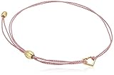 Alex and Ani Kindred Cord Heart Red Sterling Charm Bracelet