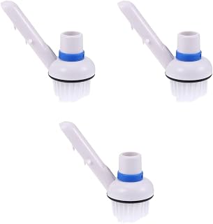 Cabilock Ferramenta De Limpeza Para Piscina 3 Peças Escova Redonda De Canto E Degrau Para Piscina Escova De Canto Para Piscina Portátil Ferramenta De Limpeza De Piscina