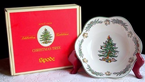 Spode Christmas Tree Garland Daisy Bowl 9" W/Box