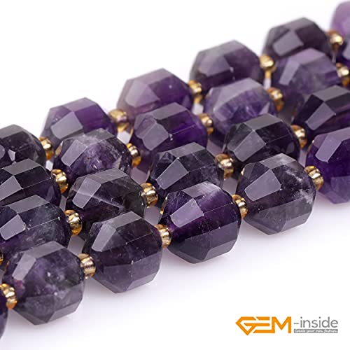 Perles de pierres naturelles à facettes 10mm de qualité joaillerie