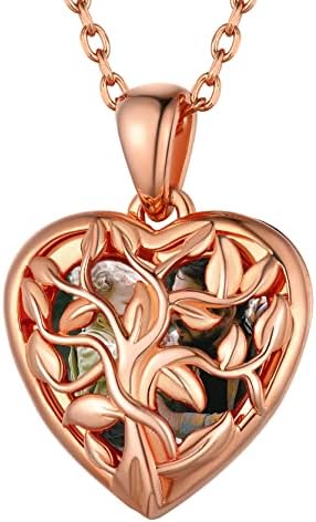 GoldChic Jewelry Personalised Photo Locket Necklace For Women Girls, Custom Photos Heart Pendant Necklace That Holds Pictures with Jewellry Gift Box