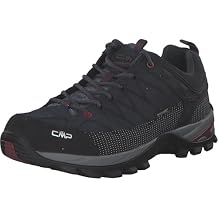 CMP Mens Rigel Low Trekking Shoes Wp, Asphalt Syrah Dark, 6 UK